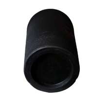 Vaso para Planta Coluna Redonda Grafiato em Polietileno Resistente com proteção Uv não desbota - Preto - Visão 3