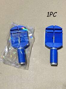 1入組藍色手錶錶帶環針拆卸器輔助工具套件,含針/彈簧推子/鋼釘,適用於錶匠 - 藍色 - 查看 5