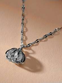 1件时尚简约百搭的个性优雅精致金色生命之树猫头鹰吊坠项链，适合女性日常佩戴 - K款 - 查看 19