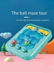 Desktop Toy Ball Game Maze Adventure Challenge Brain Thinking Exercise Gift - Multicolor - View 1