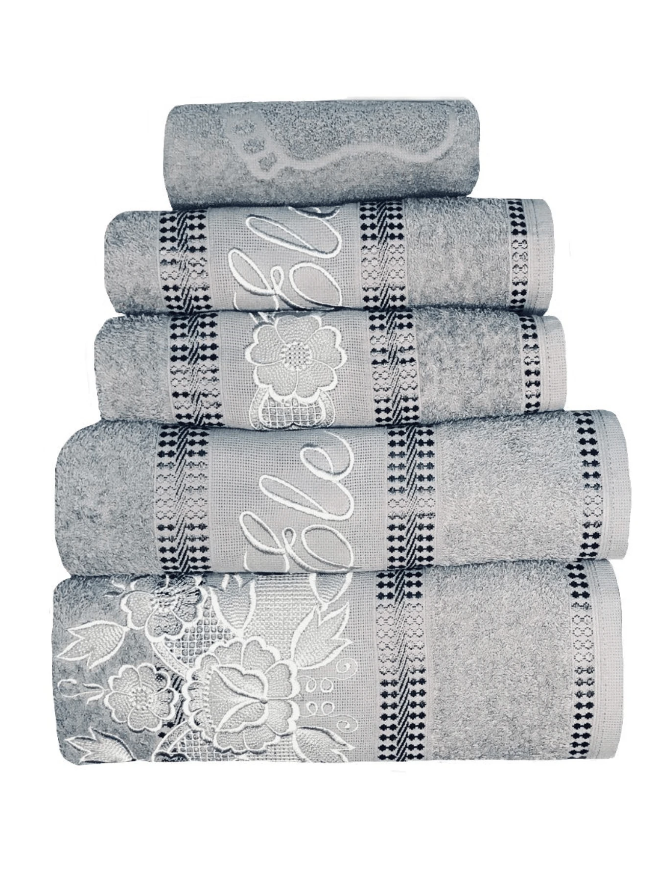 Bath Towels - Xám - Xem 1