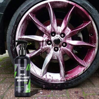 HGKJ Billack och fälgar Järnpartiklar Pulver Rost- och dammborttagare Universalrengöring Fälgvård Däcktvätt Bilvård, Biltillbehör