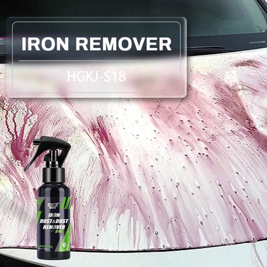 HGKJ Car Paint & Wheel Iron Particles Powder Rust & Dust Remover Multi