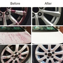HGKJ Quitaóxido y removedor de polvo y partículas de hierro para pintura y ruedas de coche - Limpiador multiusos para cuidado de llantas y neumáticos - Detalles de automóvil