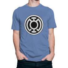Blue Lantern Big Symbol Blue T-Shirt - 藍色 - 查看 1