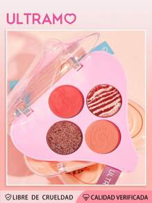 PALETA DE SOMBRAS 4 COLORS ULTRAMO - MR. BERRY - Ver 1