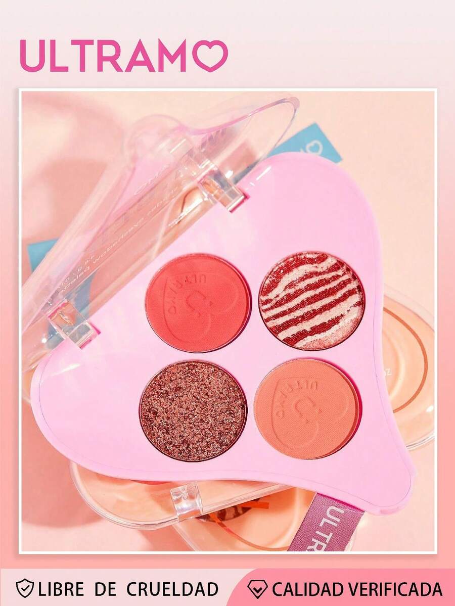 PALETA DE SOMBRAS 4 COLORS ULTRAMO - MR. BERRY - Ver 1
