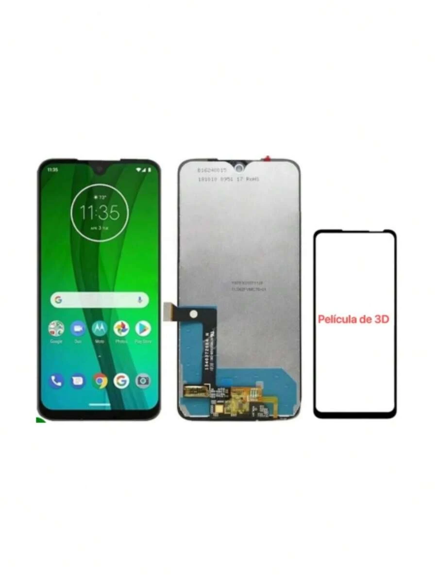 Mobile Phone LCD Screens - Tela Preto + Pelicula 3D - 查看 1