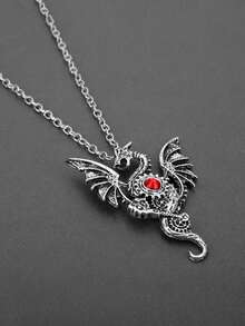 1件男士创意个性化龙形项链 - 龍項鍊 - 查看 2