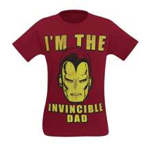Iron Man I'm The Invincible Dad Men's T-Shirt