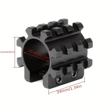 25.4mm Pipe Clamp Rail Tube Barrel Mount,