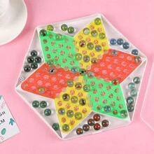 1 Pieza Mini Damas Chinas Con Cuentas De Vidrio, Juguete Educativo Que Mejora El Enfoque Y El Pensamiento Lógico - Multicolor - Ver 3