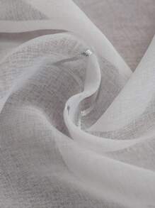 1 Gói Mặt Trăng Và Ngôi Sao In Một Mảnh Sheer Màn Nhà Polyester Trắng Lọc Sáng Sheer Màn - trắng - Xem 8