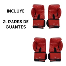 Boxing Gloves - Red - View 3