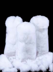 1 Bộ Tuyết Nhân Tạo Để Trang Trí Giáng Sinh, Tuyết Mô Phỏng Để Trang Trí Cây Giáng Sinh, DIY Đạo Cụ Trang Trí Tiệc Và Tụ Tập - Bông trắng - Xem 1