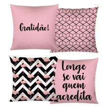 Cushion Cover - Màu hồng gỉ - Xem 1