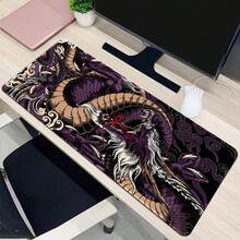 1入組大尺寸滑鼠墊,邊緣經過細緻縫合設計,尺寸31.5x11.8x0.12英吋,使用高級微紋布材質,底部採用防滑設計,可防水,適用於遊戲玩家、辦公室及家庭使用 - 紫色 - Purple - 查看 4