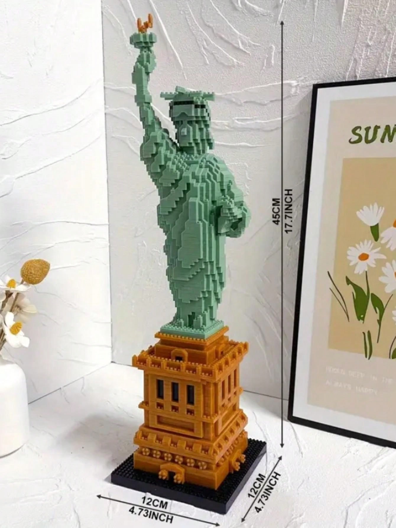 QuirkQuest Lincoln Denkmal Bausatz - 979 Teile Bausteine Für Erwachsene & Kinder