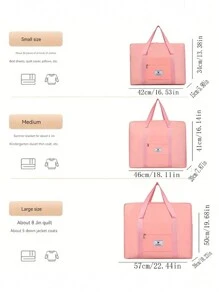 1 件超大容量便携式旅行包，配有可伸缩手柄和轮子，适合短途商务旅行、孕妇装等。健身包大包过夜包运动包学校包度假包旅行收纳包机场旅行服装旅行用品行李包圣诞礼物创意女士女孩圣诞礼物送给妈妈生日礼物妈妈朋友健身包运动包训练包度假假期感恩节感谢礼物 - 粉色 - 查看 10