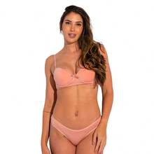 Women Sexy Lingerie Sets - Màu hồng gỉ - Xem 2