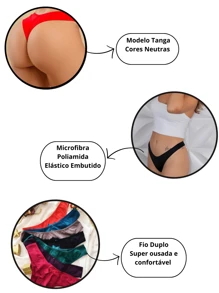 8件條紋雙繡平口內褲套裝-不同顏色 - 彩色 - 查看 3