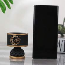Ramadan Lamp Resin Incense Burner, Everyday Decorative Accessory For Home And Office Desktop Rama Gifts Birthday Graduation E-I-D