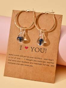 1對時尚波西米亞風格水晶玻璃鑲嵌蘑菇形掛墜耳環,非常適合女性日常或度假穿著 - 蘑菇耳環 - 查看 16