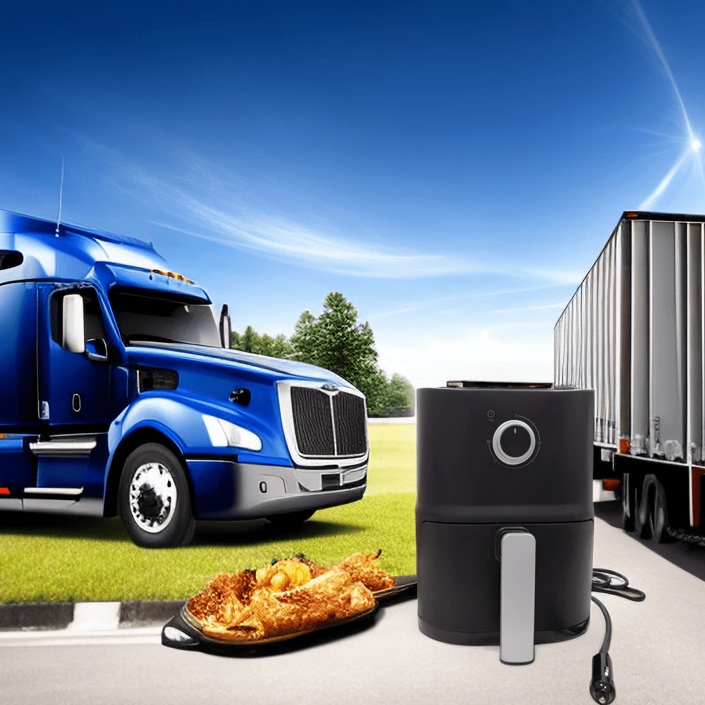 3l Air Fryer For Trucks - Black - View 1