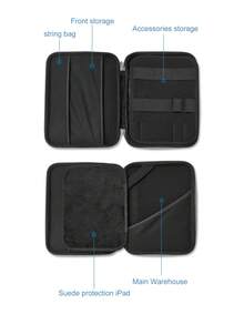 11-13 英寸硬壳保护套，适用于 iPad 或笔记本电脑、多功能电缆整理器和平板电脑保护器 - 綠色 - 查看 5