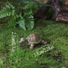 1 Pieza Figura De Tortuga De Simulación De Micropaisaje - Multicolor - Ver 5