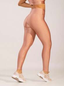 Women Sports Leggings - 乾枯玫瑰色 - 查看 2