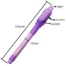 8pcs Invisible Uv Light Pen, Magic Pencil With Fluorescent Ink For Games, Color Random - Multicolor - View 7