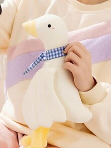 1只黃色小鴨毛絨玩具,可愛的娃娃可用於家庭裝飾和禮物贈送 - 黃色 - 查看 4