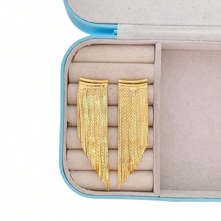 Dangle Earrings - 金色 - 查看 1