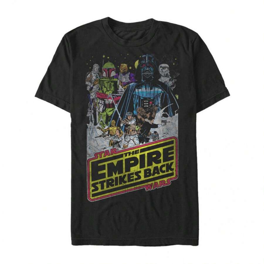 Empire Cast And Logo Black T-Shirt - Black - View 1