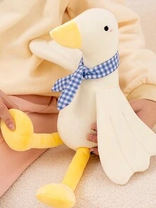 1只黃色小鴨毛絨玩具,可愛的娃娃可用於家庭裝飾和禮物贈送 - 黃色 - 查看 5