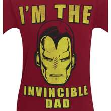 Iron Man I'm The Invincible Dad Men's T-Shirt
