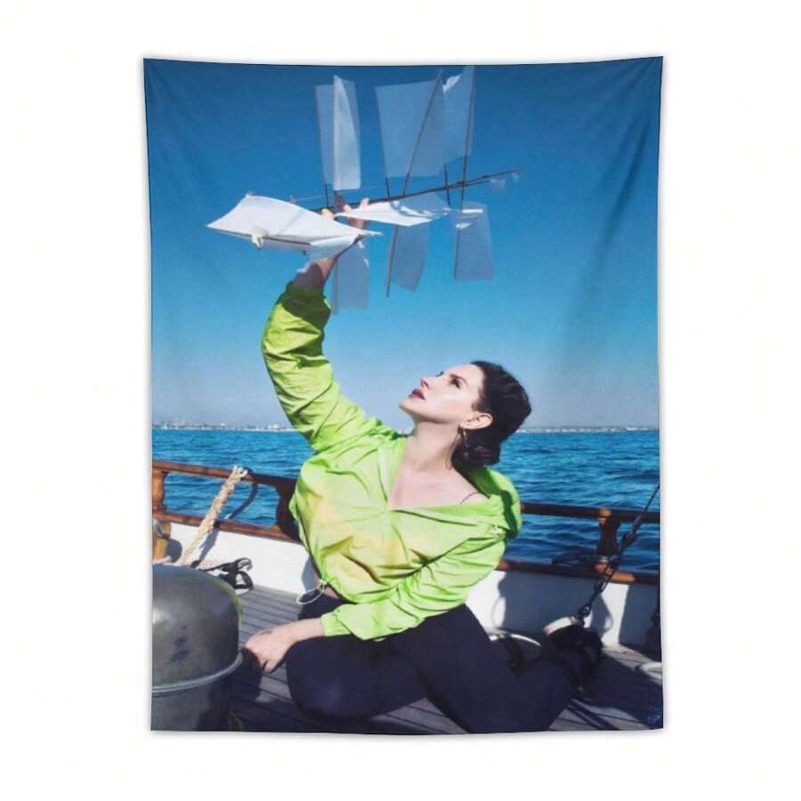 1pc Room Decor Tapestry, Versatile Simple Fabric Wall Hanging For Boys' & Girls' Room Wall Art Decoration, Fit For Bedroom Aesthetic, Comes With Installation Tools - Multicolor - View 1