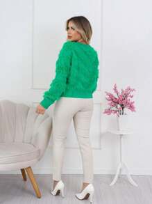 Women Sweaters - màu xanh lá - Xem 4