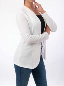 Sacos Mujer Elegantes para el Invierno - Blazer para Dama - Blanco - Ver 1