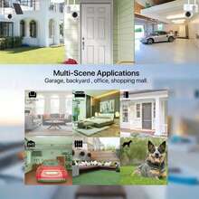 1pc 4mp Outdoor Solar Power Wifi Camera With Dual Panels, Intelligent Detection, High Definition, Battery & Solar Powered, 7800mah Battery, Ip66 Waterproof And Dust-Proof, Hd Night Vision, Two-Way Audio, Pir Detection, 360 Rotation, Light, Image Sensor, Recording, Motion Sensor, 2.4ghz For Fisheries & Forestry, Anti-Theft, Wild Monitoring, Construction Site, Breeding Farm, Animal Observation App: Icsee - Built-in 7800ma battery solar powered - View 3