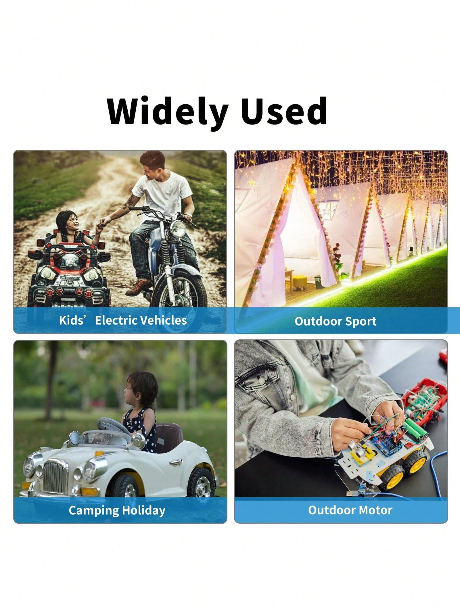 Power Wheels Adapter For Milwaukee Battery M18, 18V Power Wheels