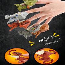 1pc Random Color & Style Dinosaur Toy For Teenager (T-Rex, Velociraptor, Triceratops) - Multicolor - View 3
