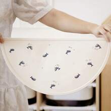 兒童矽膠餐墊,嬰兒卡通圖案餐墊,防滑保溫廚房桌墊,易於清潔,可摺疊 - 鯨魚 - 查看 2