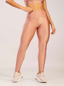 Women Sports Leggings - 乾枯玫瑰色 - 查看 1