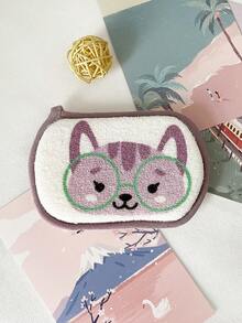 1入組可愛卡通動物嬰兒沐浴海綿毛巾布,適用於兒童幼兒新生兒成人清潔海綿刷無刺激泡沫沐浴海綿 - 紫色 - 查看 1