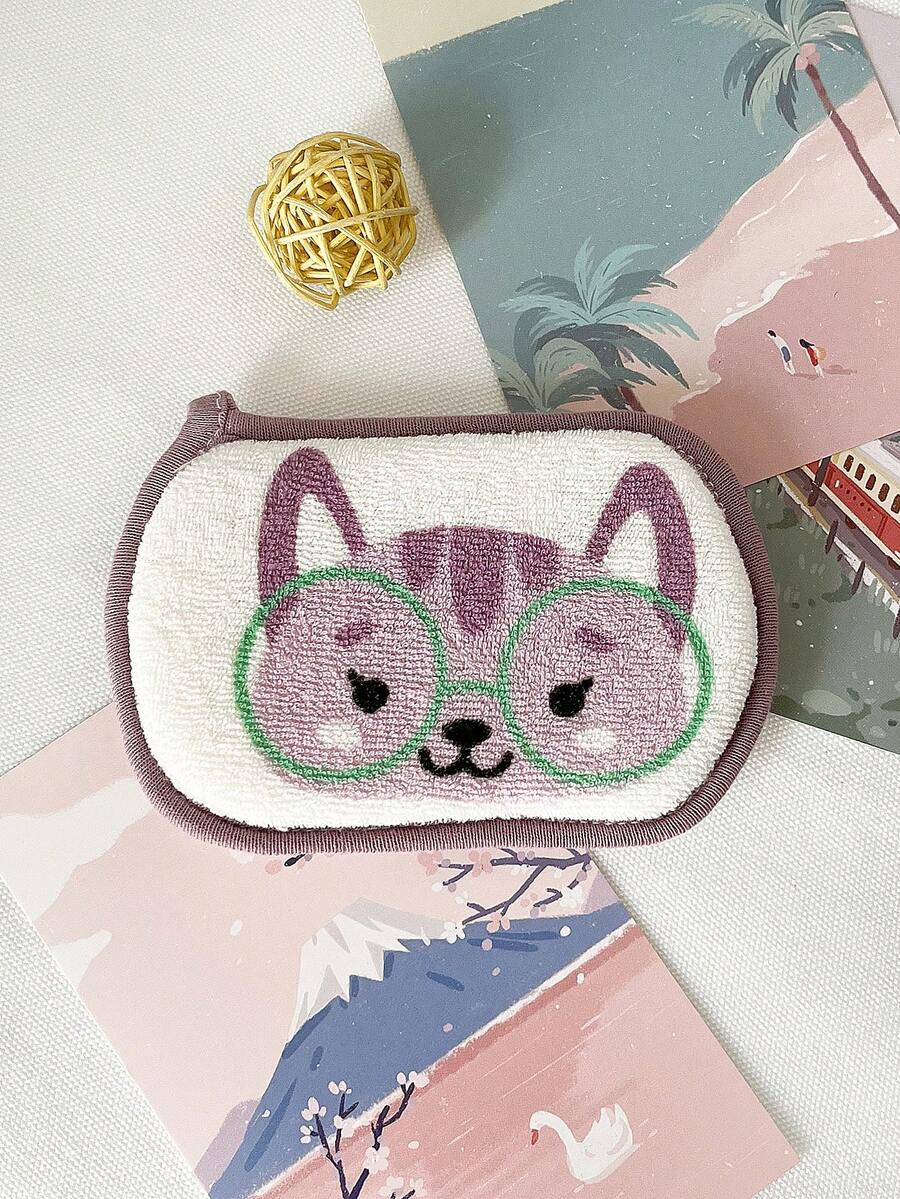 1入組可愛卡通動物嬰兒沐浴海綿毛巾布,適用於兒童幼兒新生兒成人清潔海綿刷無刺激泡沫沐浴海綿 - 紫色 - 查看 1