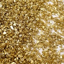 20g假金石片/鍍金玻璃珠用於手工藝品樹脂指甲diy藝術裝飾,填充花瓶以及製作環氧樹脂藝術珠寶等 - 金色 - 查看 31