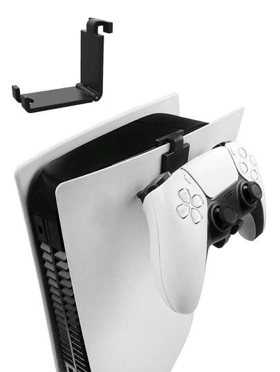 1pc Vertical Stand Gaming Accessories Holder Fit For Console, Headphones, Game Controllers, Black