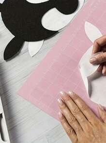 1 Piece Of 12x12in Multifunctional Cutting Mat, Adhesive Replacement Cutting Mat, Suitable For Diy Handicrafts, Precision Paper Photo Trimming - Pink - View 8